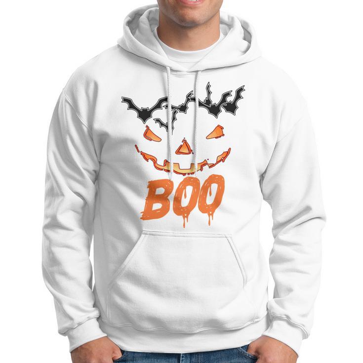 Boo Scary Pumpkin Face Hoodie