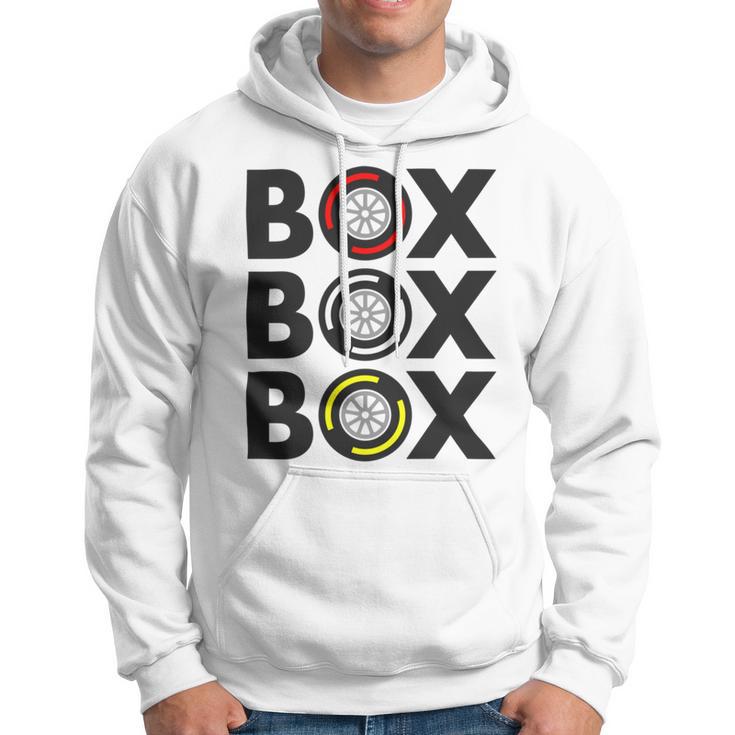 Box Box Box F1 Tyre Compound Design V2 Hoodie