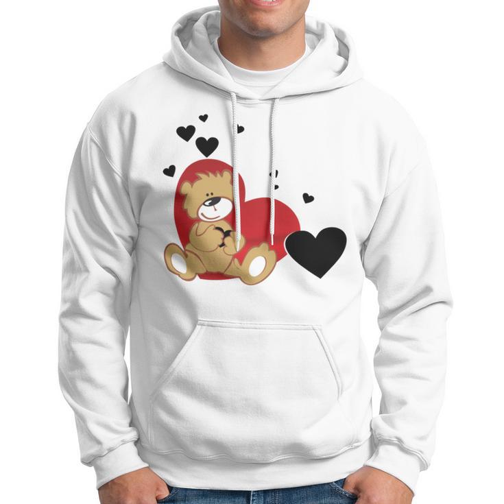 Cartoon Animal Happy Loving Teddy Bear Hoodie