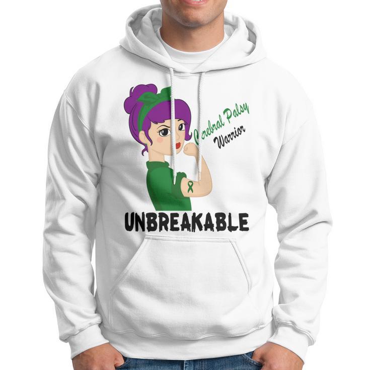 Cerebral Palsy Warrior Strong Women Green Ribbon Cerebral Palsy Cerebral Palsy Awareness Hoodie