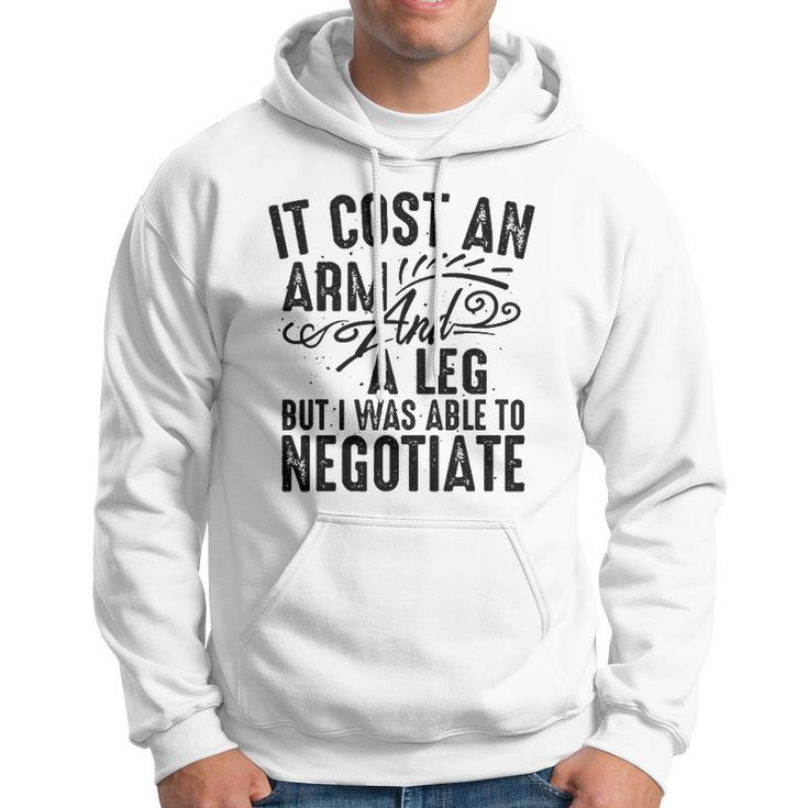 Cool Arm And Leg Able To Negotiate Funny Amputation Gift Hoodie