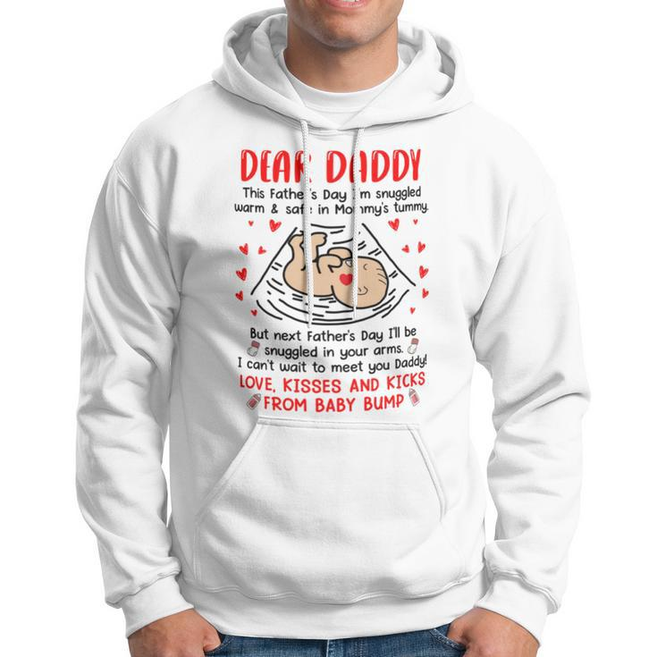 Dear Daddy I Cant Wait To Meet You Fathers Day Mug Hoodie