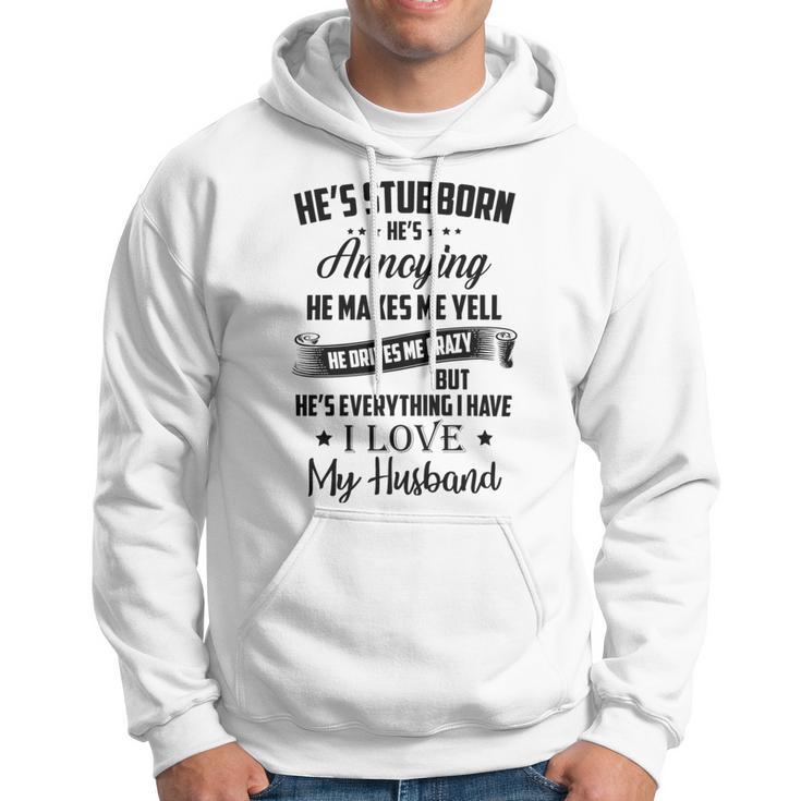 Family I Love My Husband Hoodie