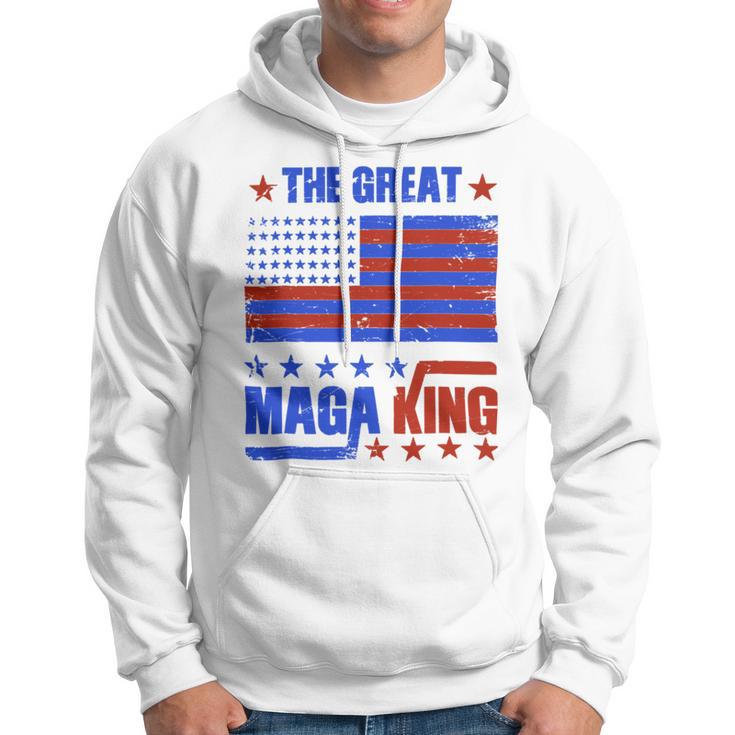 Funny The Return Of The Ultra Maga King Flag Gift Hoodie