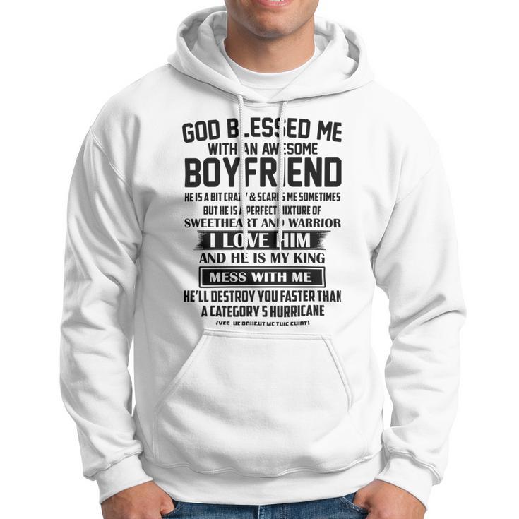 God Blessed Me With An Awesome Boyfriend Hoodie