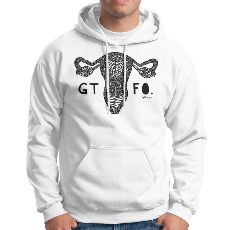 Gtfo Uterus Black Print Perfect Gift Hoodie