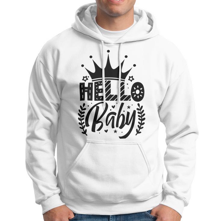 Hello Baby Graphic Design For New Coming Babys Hoodie