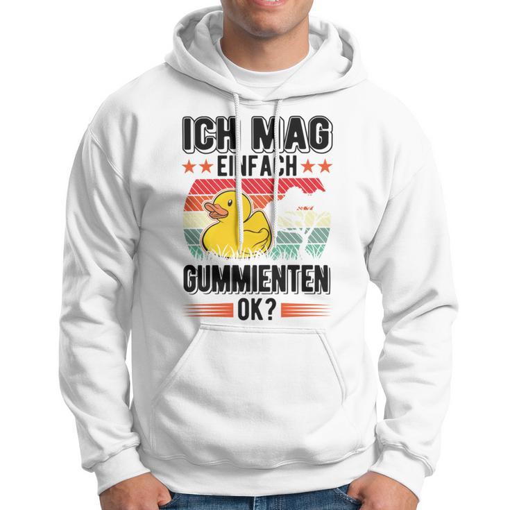 Ich Mag Einfach Gummienten Badeente Hoodie