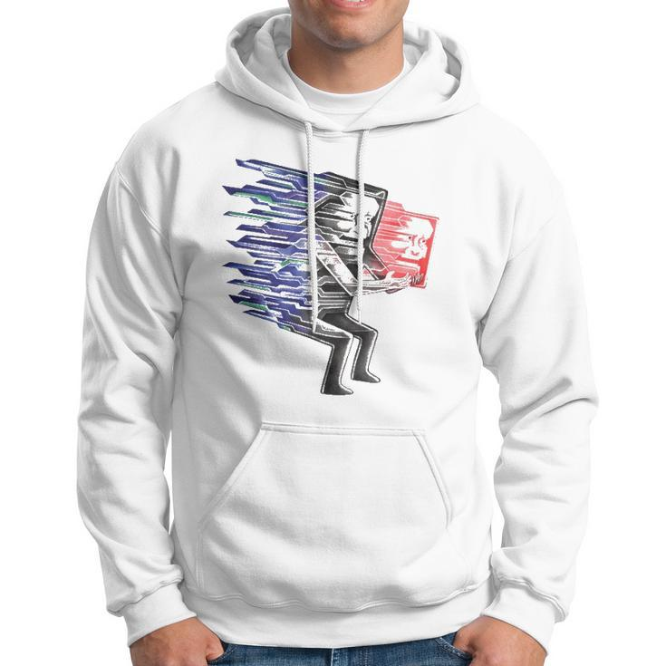 Loss Of Self Funny Two-Faced Person Hoodie