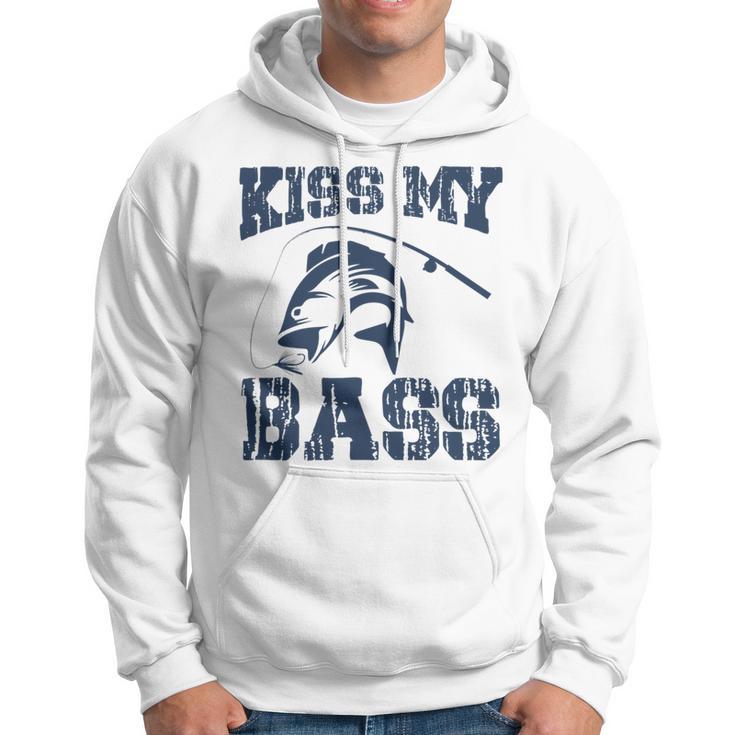 Love Fishing Kiss My Bass Hoodie