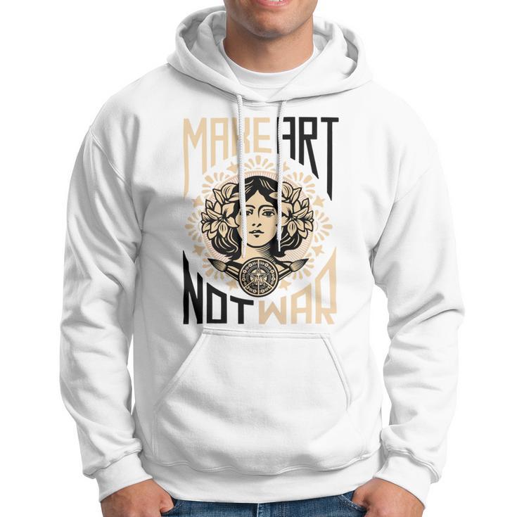 Make Art Not War Symbol Hoodie