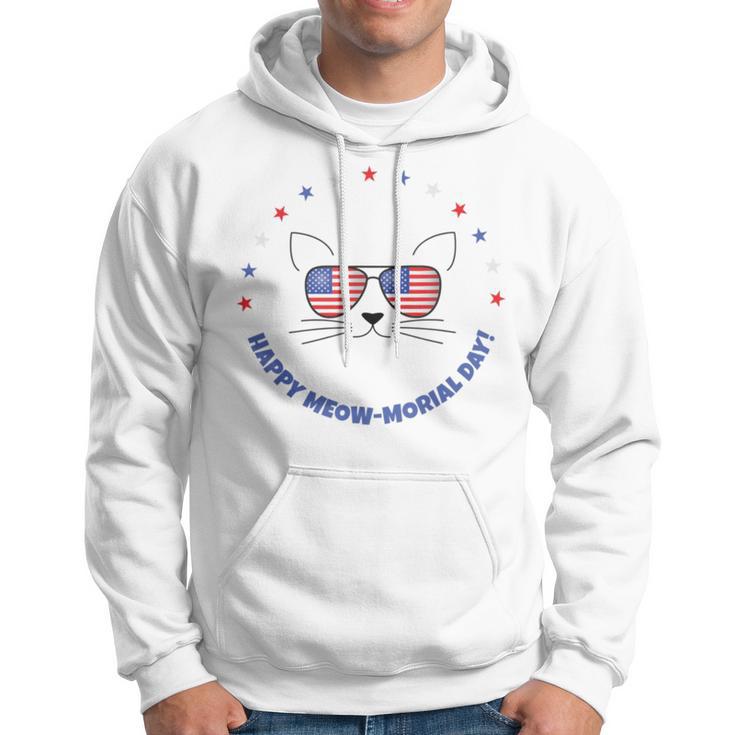 Memorial Day Cat Meowmorial Day V2 Hoodie