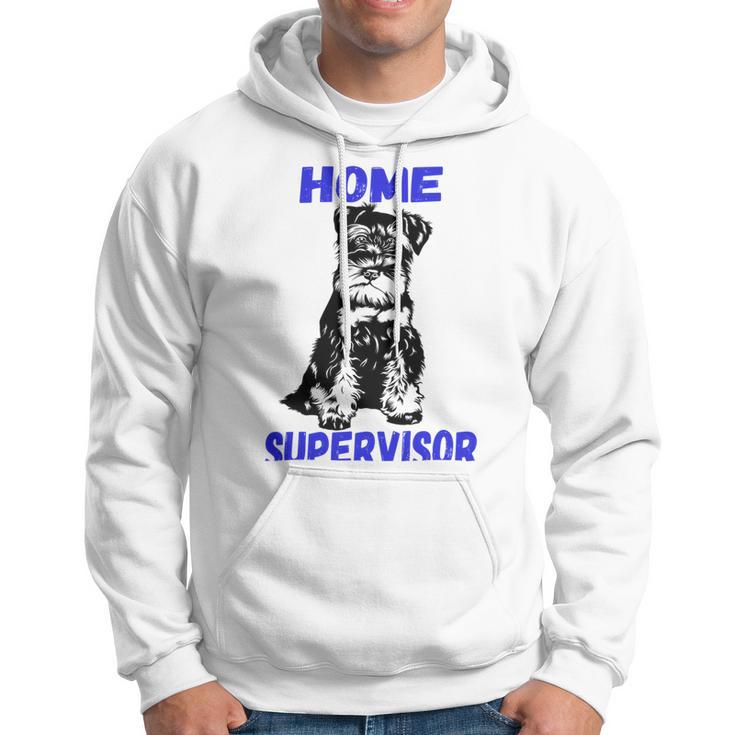 Miniature Schnauzer Home Supervisor Child Wrangler Multi Tasking Dog Hoodie