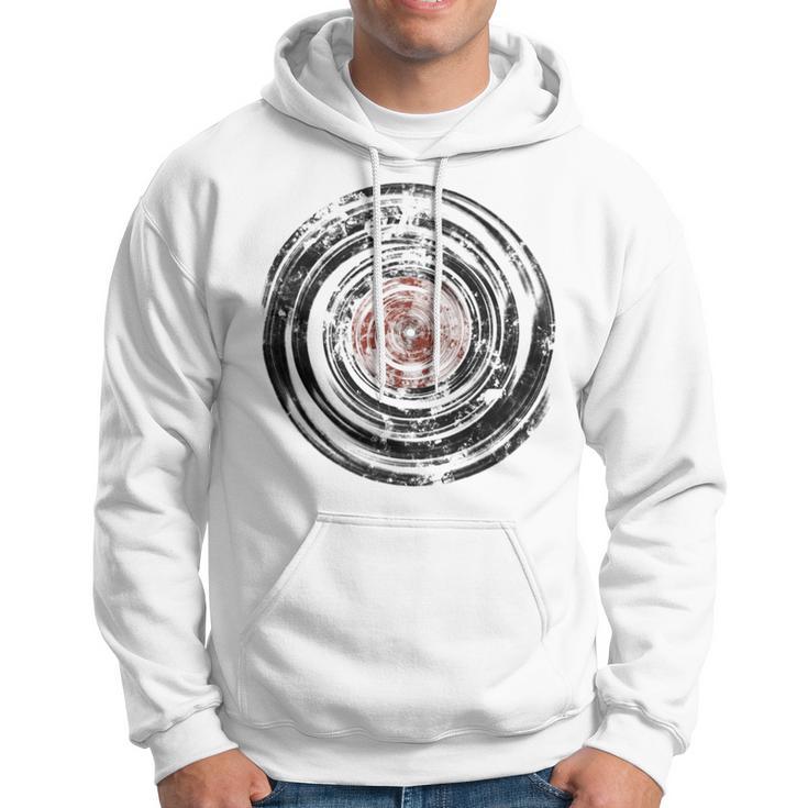 Old Vinyl Records Urban Grunge Hoodie