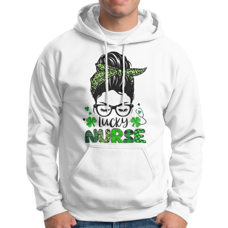 One Lucky Nurse St Patricks Day For Women Funny Nurse Hoodie