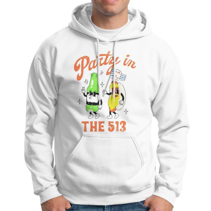 Party In The 513 Baseball Player Hoodie