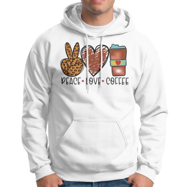 Peace Love Coffee Hoodie