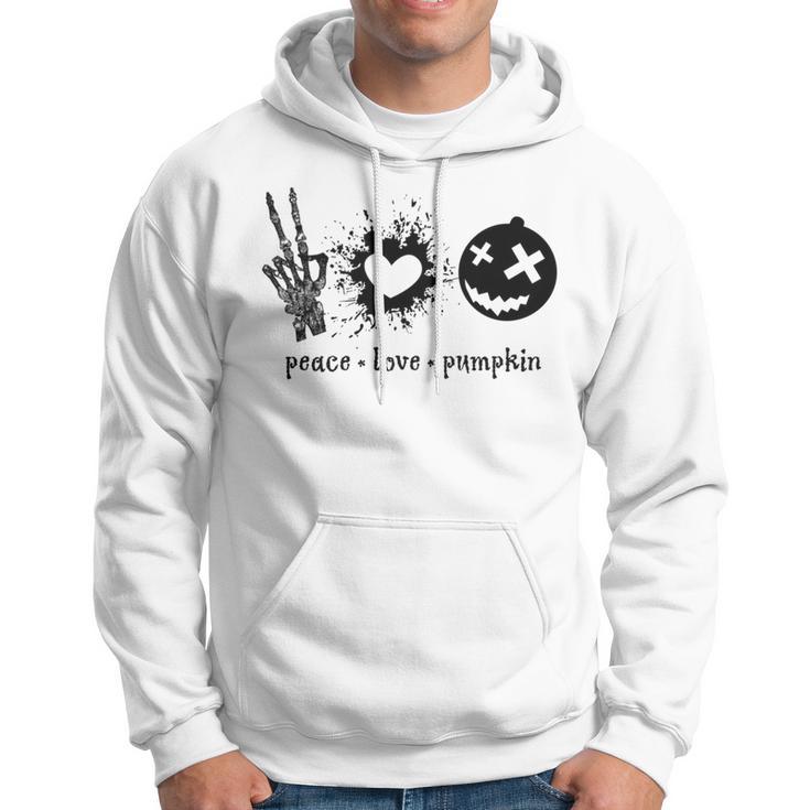 Peace Love Pumpkin Halloween Hoodie