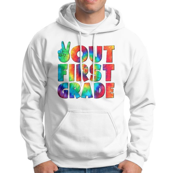 Peace Out First 1St Grade Graduation Last Day Of School Hoodie
