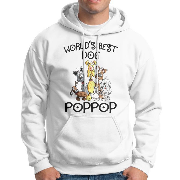 Poppop Grandpa Gift Worlds Best Dog Poppop Hoodie