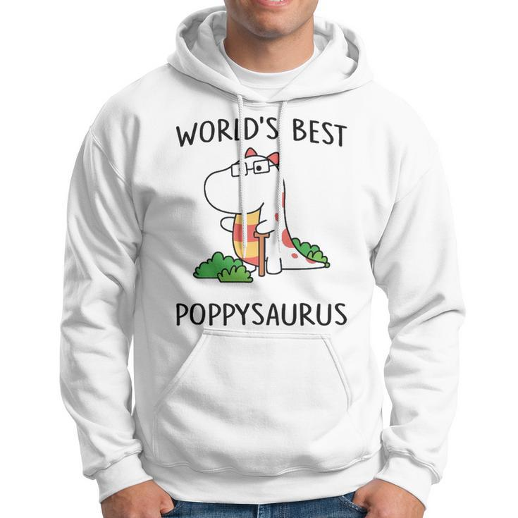 Poppy Grandpa Gift Worlds Best Poppysaurus Hoodie