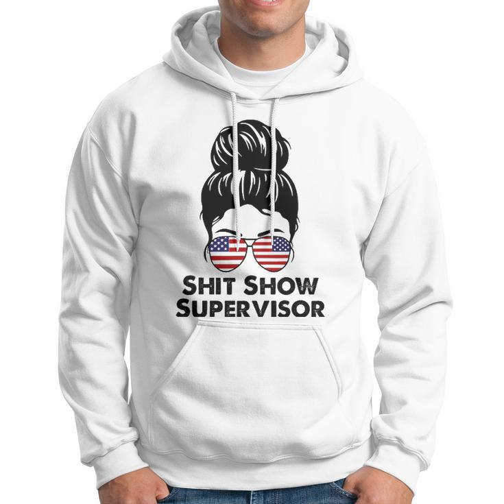 Shit Show Supervisor Funny Mom Dad Boss Manager Teacher Hoodie