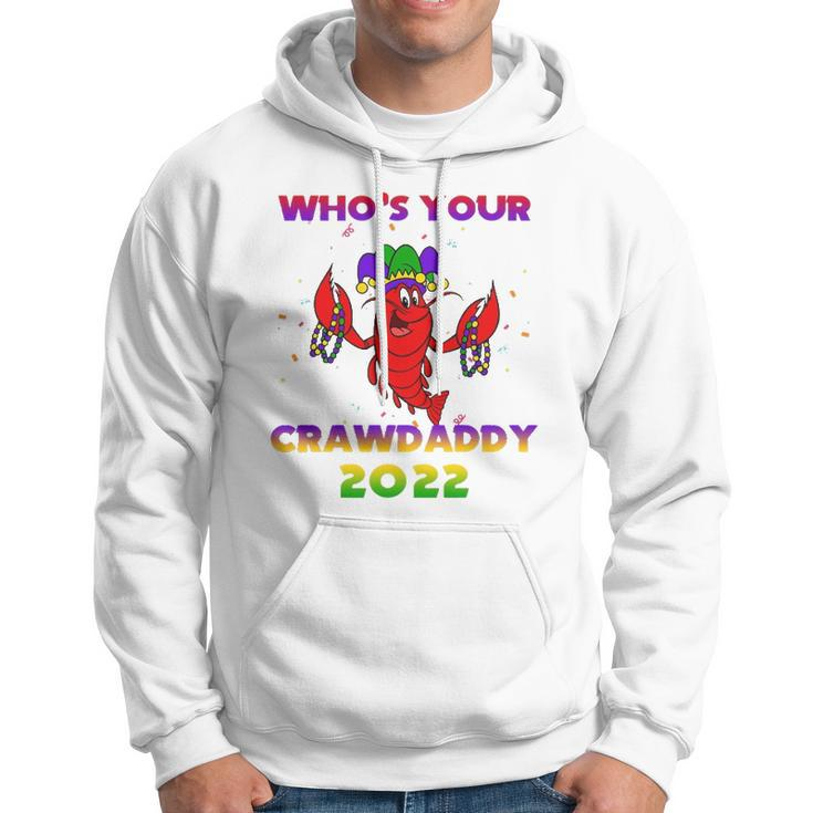 Whos Your Crawdaddy Crawfish Flag Mardi Gras Kids Men Women Hoodie