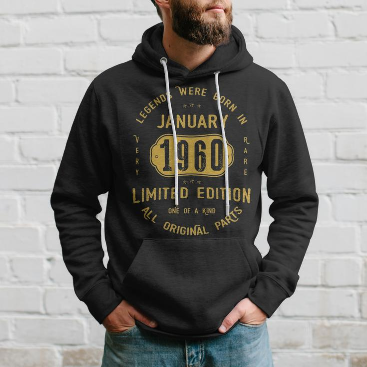1960 January Birthday Gift 1960 January Limited Edition Hoodie Gifts for Him