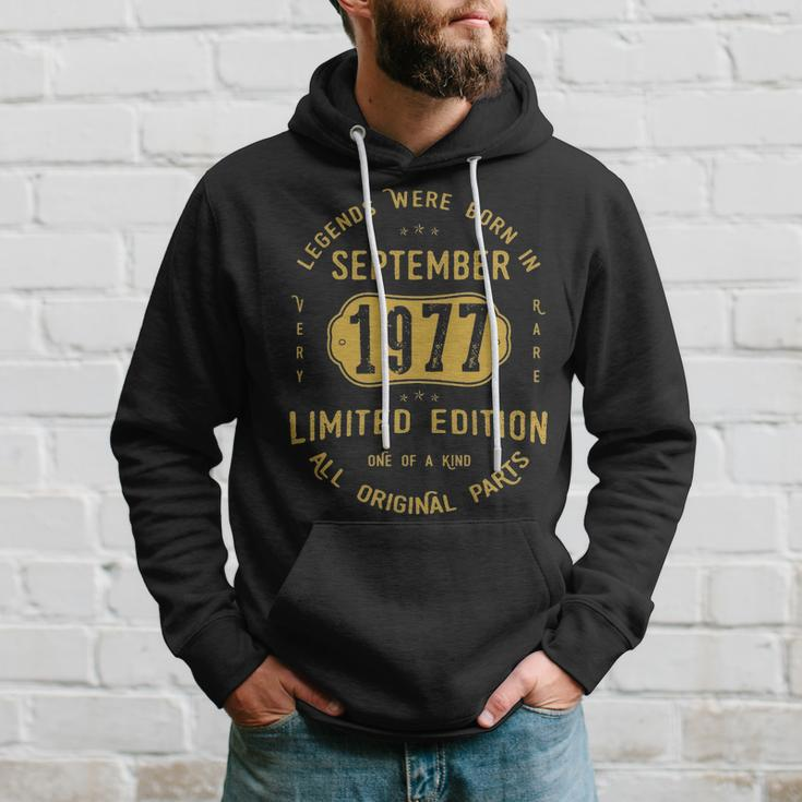 1977 September Birthday Gift 1977 September Limited Edition Hoodie Gifts for Him