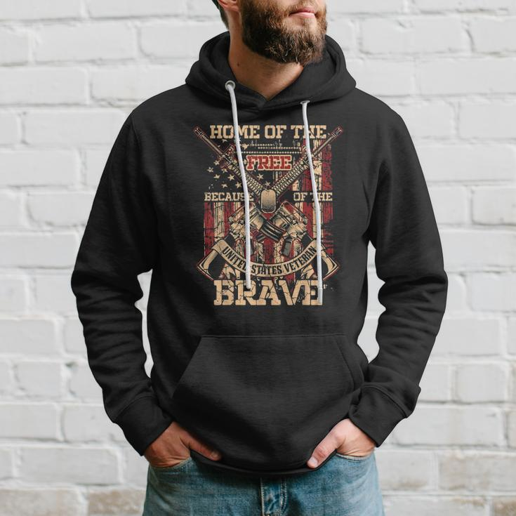 4Th Of July Military Home Of The Free Because Of The Brave Hoodie Gifts for Him