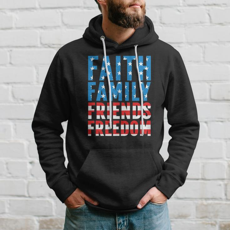 4Th Of July S For Men Faith Family Friends Freedom Hoodie Gifts for Him