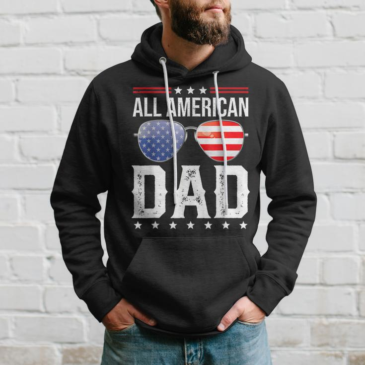 All American Dad 4Th Of July Us Patriotic Pride V2 Hoodie Gifts for Him