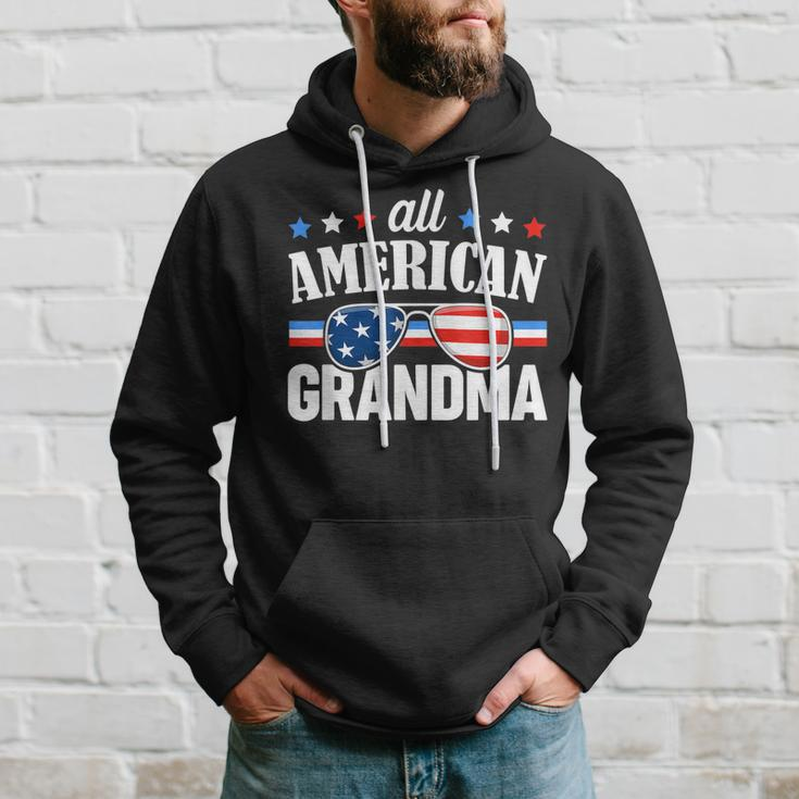All American Grandma 4Th Of July Usa Family Matching Outfit Hoodie Gifts for Him