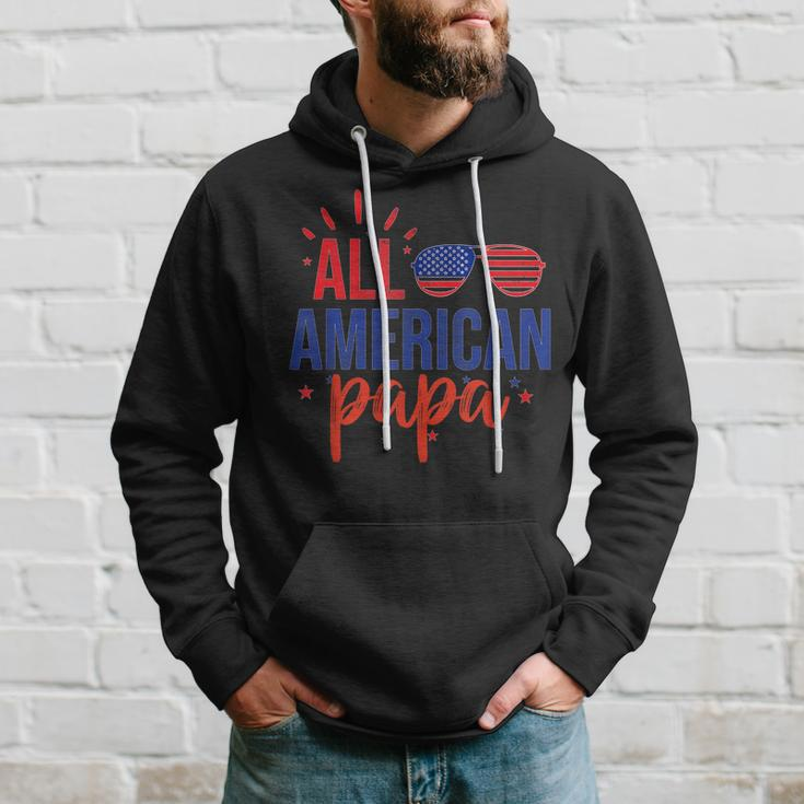All American Papa 4Th Of July Sunglasses Family Hoodie Gifts for Him