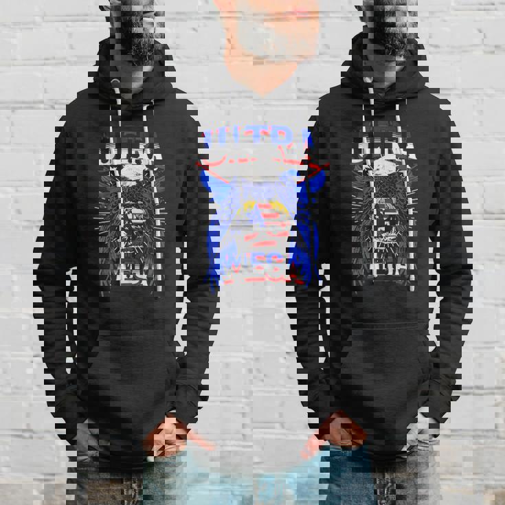 America Eagle Skull Ultra Mega The Great Maga King Ultra Mega Patriot Hoodie Gifts for Him