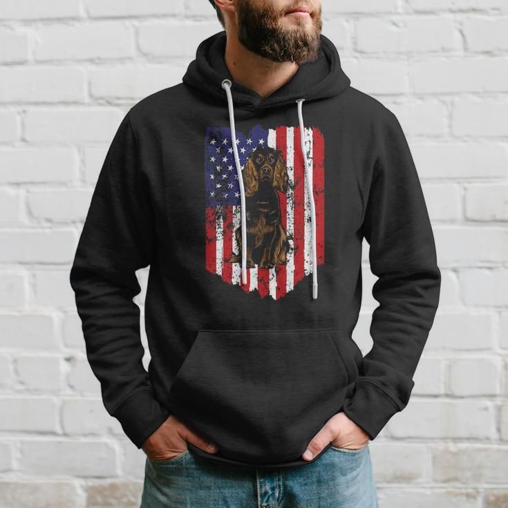 American Flag Boykin Spaniel 4Th Of July Usa Hoodie Gifts for Him