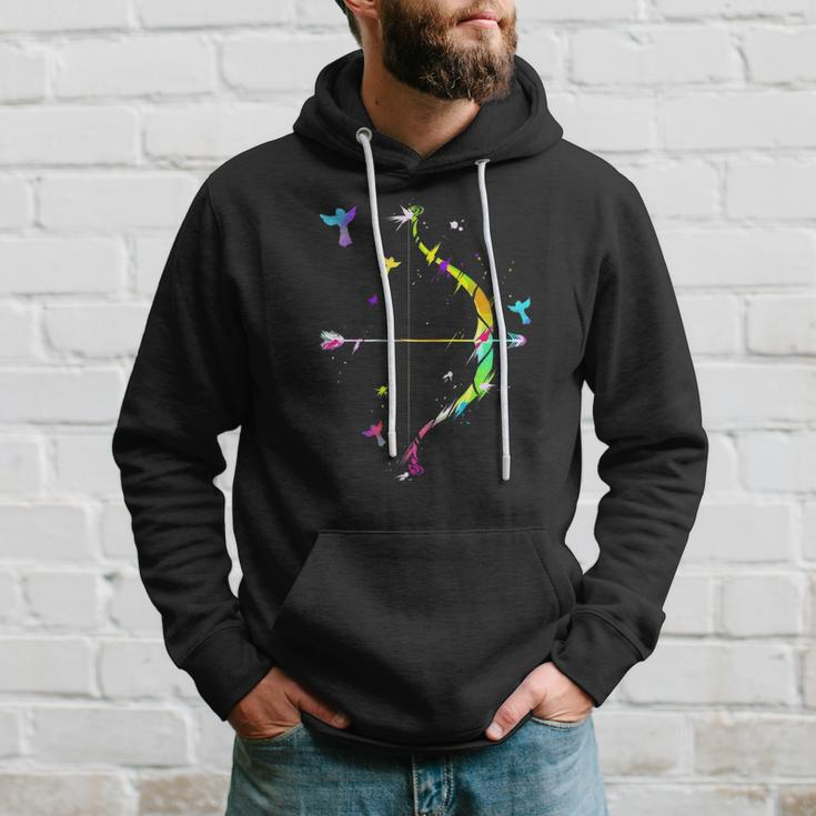 Archery Birds Archer Bow Hunting Arrow Gift Hoodie Gifts for Him