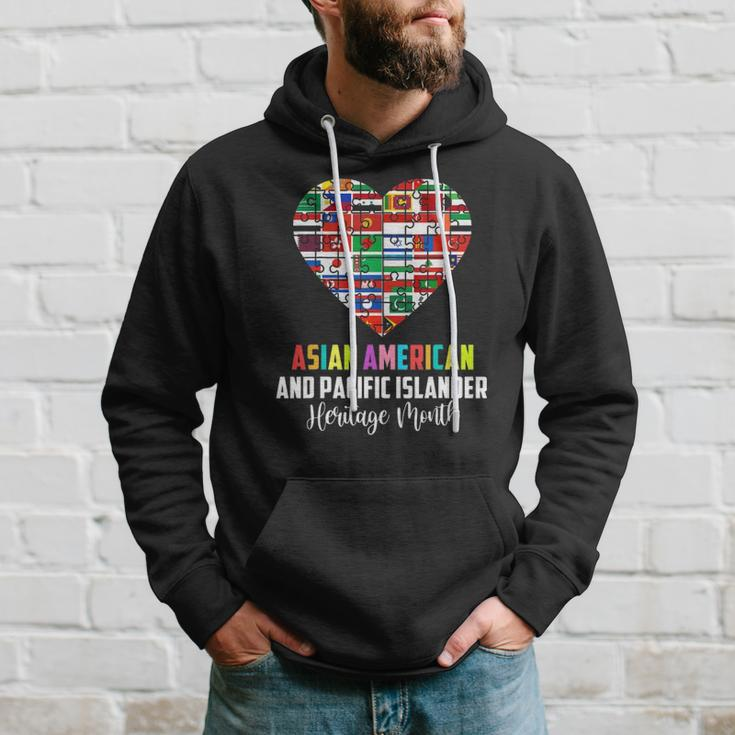 Asian American And Pacific Islander Heritage Month Heart Hoodie Gifts for Him