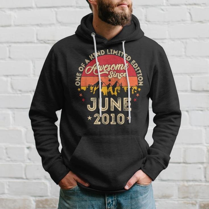 Awesome Since June 2010 Vintage 12Th Birthday V2 Hoodie Gifts for Him