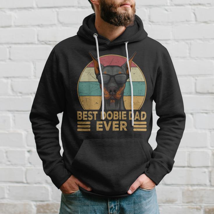 Best Dobie Dad Ever Doberman Dog Owner Hoodie Gifts for Him