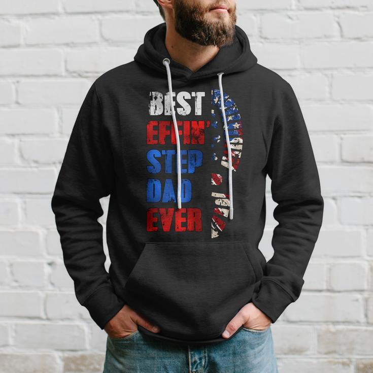 Best Effin’ Step Dad 4Th Of July Ever Shoes Trace Flag Hoodie Gifts for Him