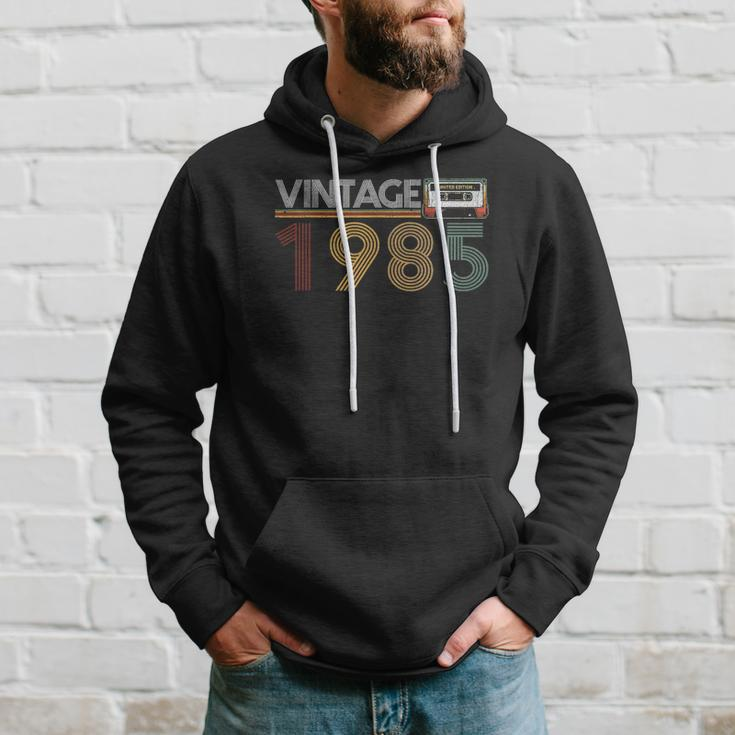 Best Of 1985 37 Years Old Cassette Vintage 37Th Birthday Hoodie Gifts for Him