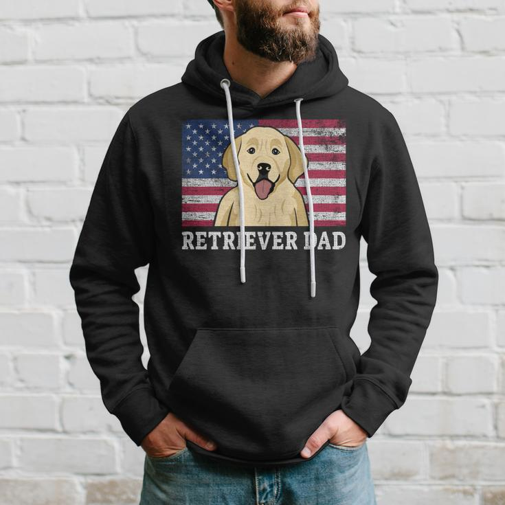 Best Retriever Dad Ever American Flag 4Th Of July Patriotic Hoodie Gifts for Him