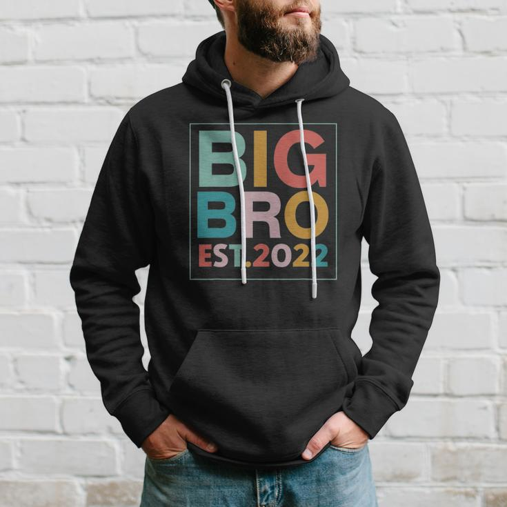 Big Bro Est 2022 Promoted To Brother 2022 Fathers Day Hoodie Gifts for Him