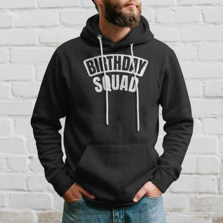 Birthday Squad Funny Bday Official Party Crew Group Hoodie Gifts for Him