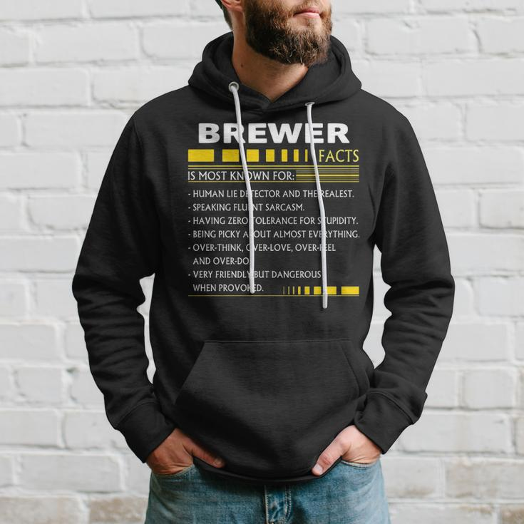 Brewer Name Gift Brewer Facts Hoodie Gifts for Him