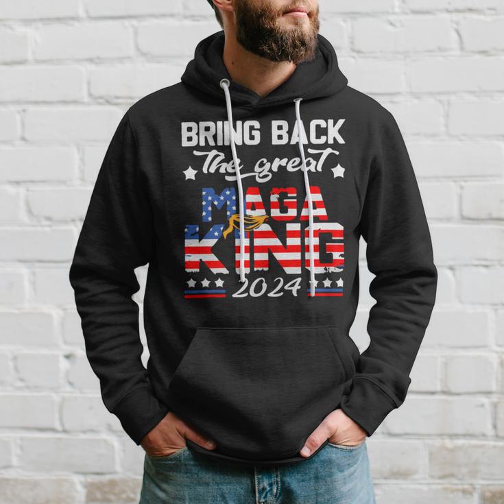 Bring Back The Great Maga King 2024 4Th Of July Trump 2024T President Trump Tee Republican Anti Biden Hoodie Gifts for Him