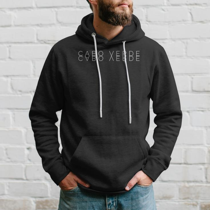 Cabo Verde Reflections - Cape Verdean Word Art Souvenir Hoodie Gifts for Him