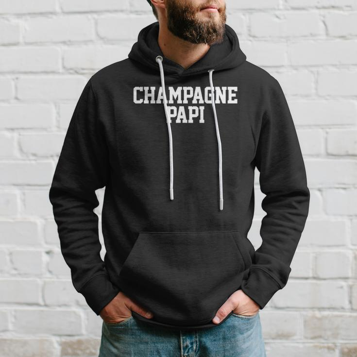 Champagne Papi Dad Fathers Day Love Family Support Tee Hoodie Gifts for Him