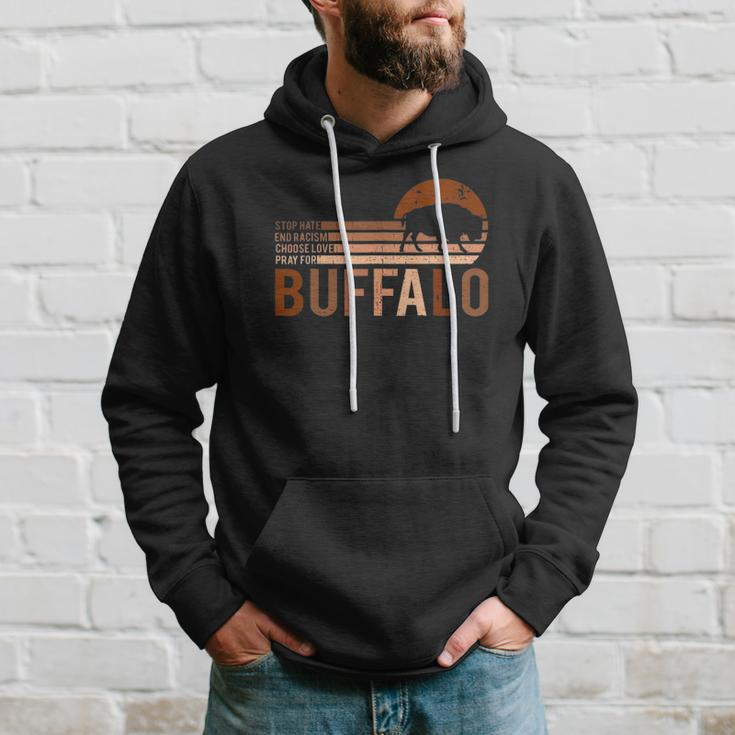 Choose Love Buffalo Stop Hate End Racism Choose Love Buffalo V2 Hoodie Gifts for Him